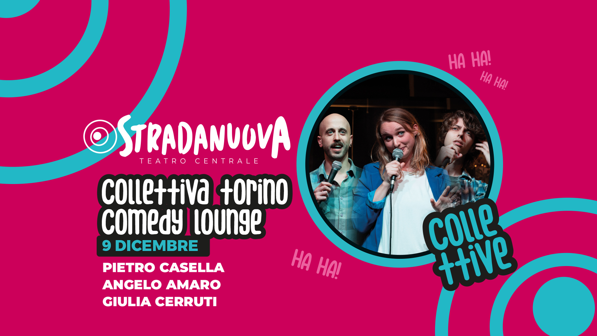 Annullamento spettacolo Colletiva Torino Comedy Lounge del 9 dicembre alle 21.00